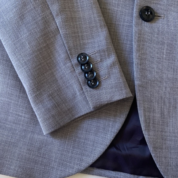 Topman Skinny Fit Suit Jacket & Skinny Fit Trousers Suit Set, Small 38R - Picture 11 of 15